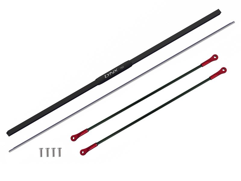 LX0458 - 130 X - T.B.S. System Ultra Tail Boom Combo Set - Red Devil Edition