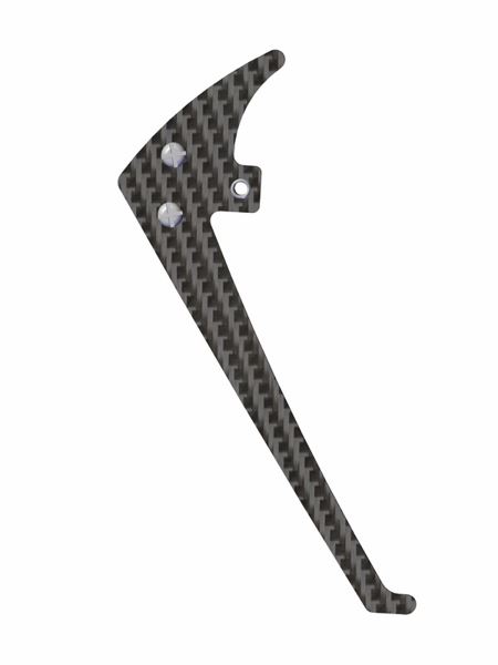 LX0494 - MCPX BL - Carbon Fiber  Ultra Flow Vertical Fin - Silver