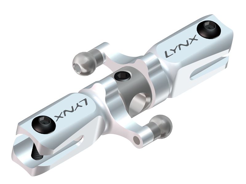 LX0635 360CFX/450 X Ultra Tail Rotor Hub Thrusted Silver