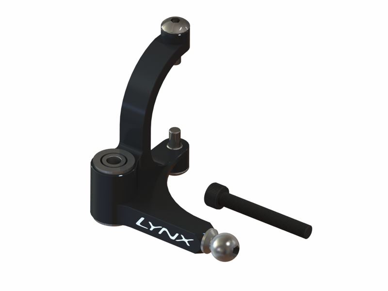 LX1510 - GOBLIN 380/500/570 - Precision Tail Bell Crank Lever - Black