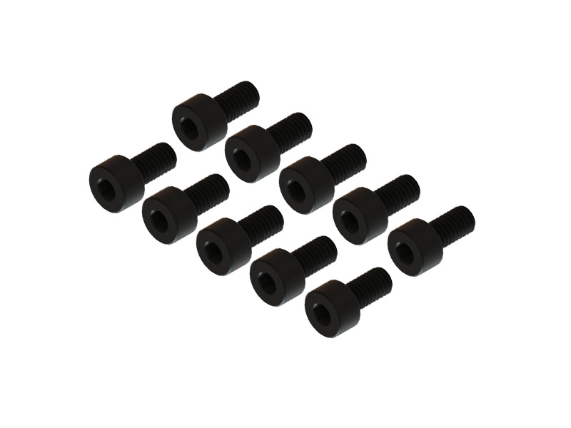 M4x8CS-10 - Hex Cap Screw M4x8, 10 PCS