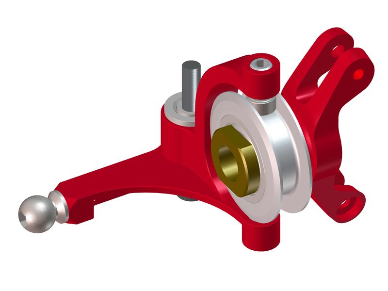 LX0648 GOBLIN 500/570 Precision Tail Bell Crank Lever Pro Edition