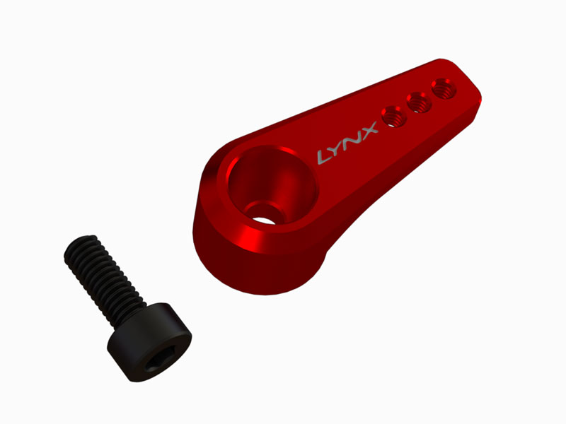 LX3068 - Universal Nitro Heli Engine Throttle Arm - Red