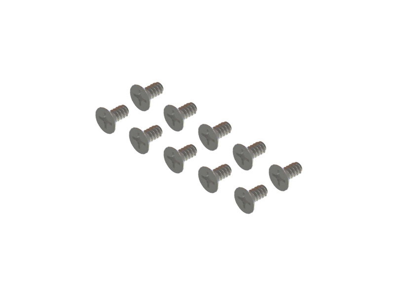 M1.4x3FS-10 - Countersunk Screw M1.4x3, 10 PCS