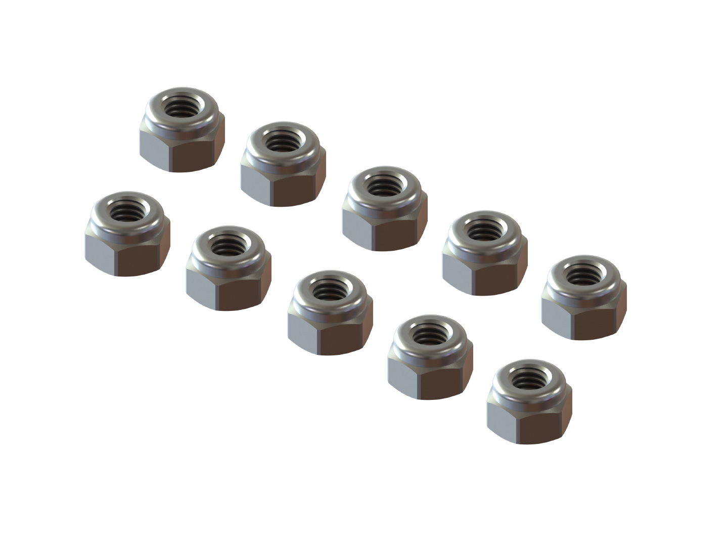 M2-SLN-10 Self Lock Nut M2