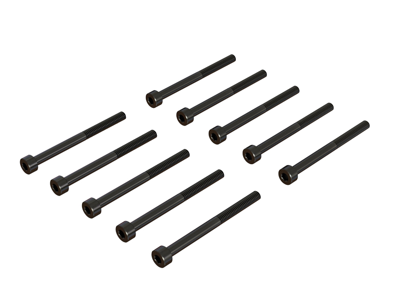 M2.5x30CS-10 Shoulder Hex Cap Screw M2.5x30, 10 pcs