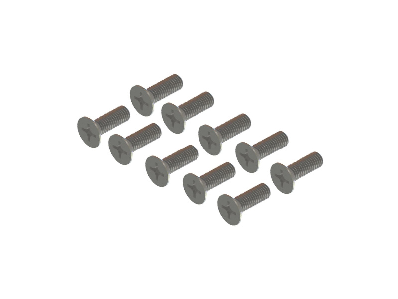 M2x5FS-10 - Countersunk Screw M2x5, 10 PCS