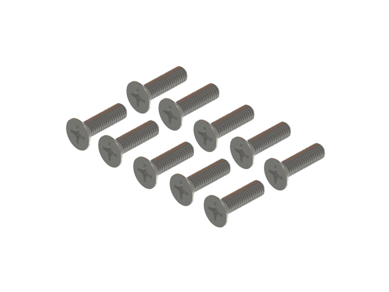 M2x6FS-10 - Countersunk Screw M2x6, 10 PCS