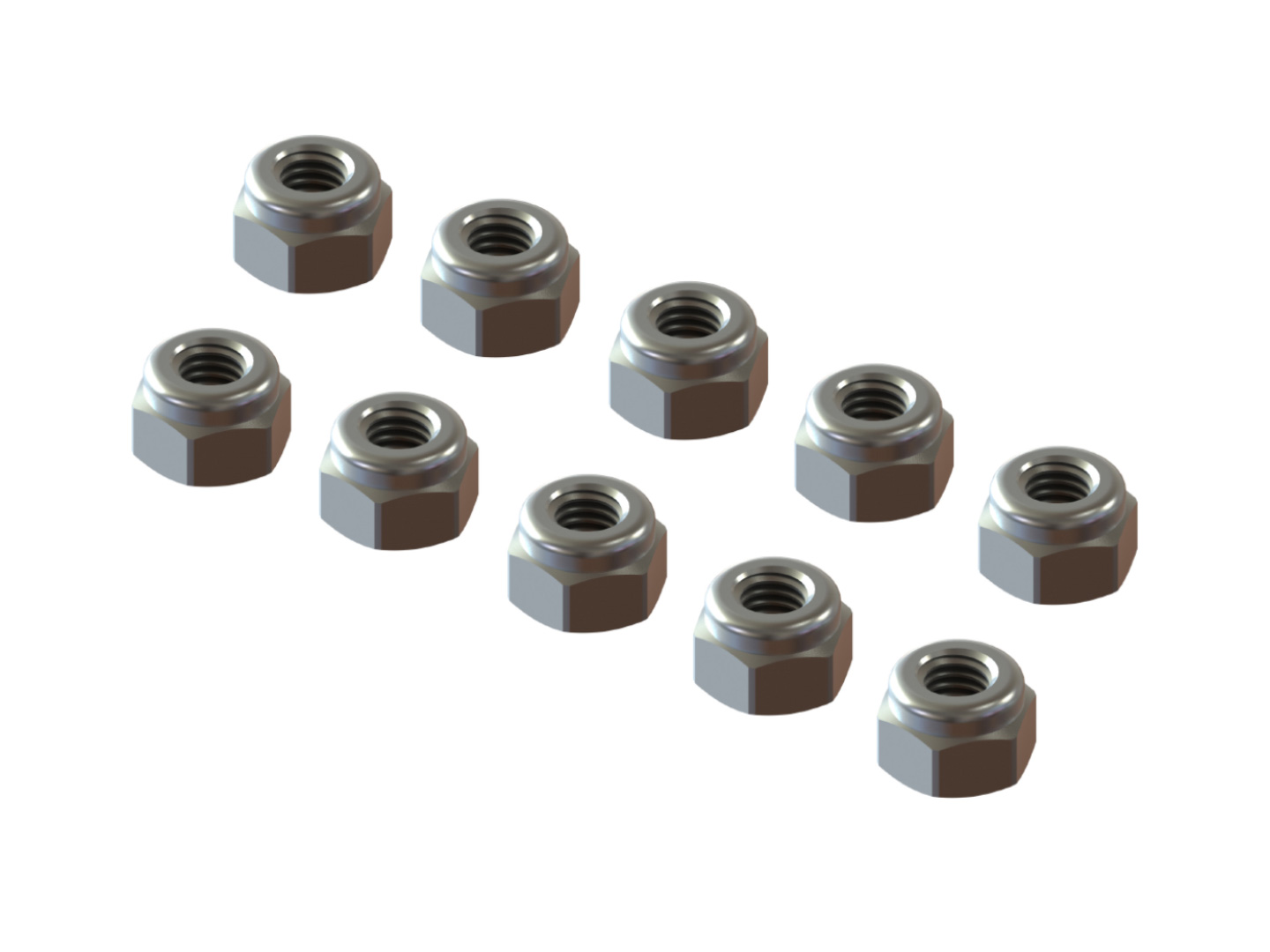 M3-SLN-10 SELF LOCK NUT M3