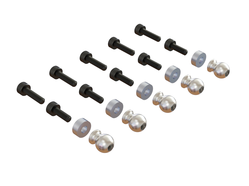 <p>Lynx - Oxy offer spare part for OXY Heli kit<br /><br /> <br /><br />PACKING LIST :</p>
<p>OXY 5 / OXY FLASH Servo Linkage Ball, Set</p>
<p>5 x 5mm Servo Linkage Ball</p>
<p>5 x Servo Spacer</p>
<p>5 x Hex Cap Screw M2x8</p>
<p>5 x Hex Cap Screw M2x6</p>