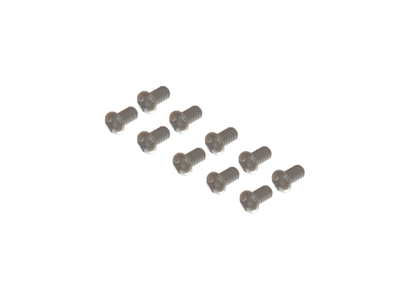 M1.2x2PH-10 - Pan Head Screw M1.2x2, 10 PCS