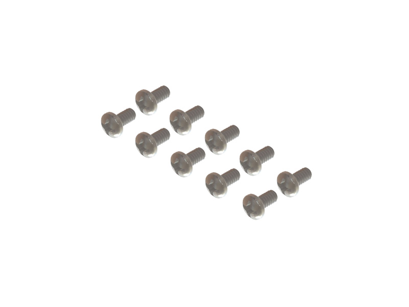 M1.6x3PH-10 - Pan Head Screw M1.6x3, 10 PCS